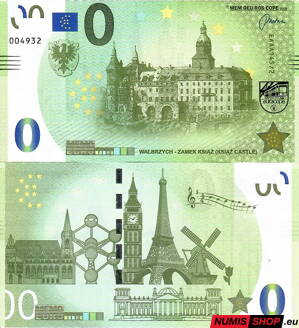 Poľsko - Memo euro - Walbrzych - Zamek Ksiaz