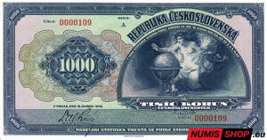 ČSR - 1000 korun - 1919 - seria A - faksimile