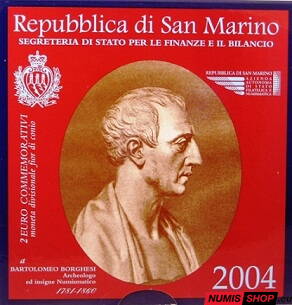 San Maríno 2 euro 2004 - Bartolomeo Borghesi