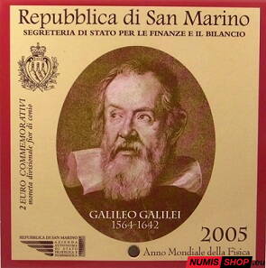 San Maríno 2 euro 2005 - Svetový rok fyziky