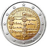 Rakúsko 2 euro 2005 - 50. výročie rakúskej ústavy - UNC
