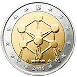 Belgicko 2 euro 2006 - Atómium