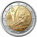 Taliansko 2 euro 2006 - XX. zimné olympijské hry Turín - UNC