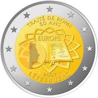 Luxembursko 2 euro 2007 - Rímska zmluva - UNC