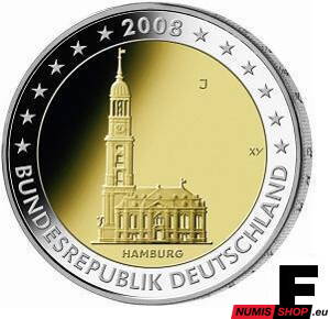 Nemecko 2 euro 2008 - Hamburg - F - UNC