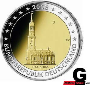 Nemecko 2 euro 2008 - Hamburg - G - UNC