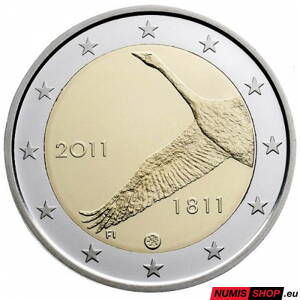 Fínsko 2 euro 2011 - 200 rokov Fínskej národnej banky - UNC