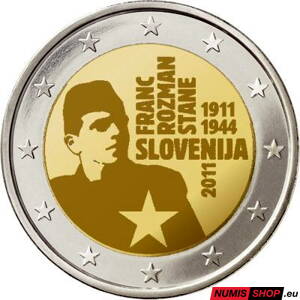 Slovinsko 2 euro 2011 - Franc Rozman - UNC