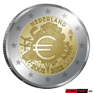 Holandsko 2 euro 2012 - 10 rokov euro - UNC