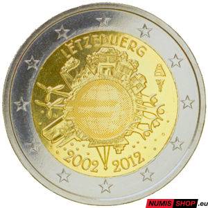 Luxembursko 2 euro 2012 - 10 rokov euro - UNC