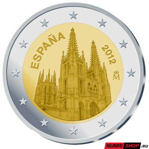 Španielsko 2 euro 2012 - Burgos - UNC