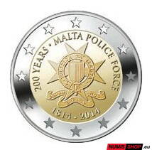Malta 2 euro 2014 - Polícia - UNC