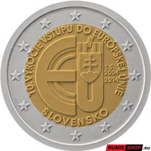 Slovensko 2 euro 2014 - Vstup do EÚ - UNC