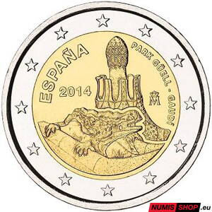 Španielsko 2 euro 2014 - Gaudí - UNC