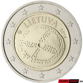 Litva 2 euro 2016 - Baltská kultúra - UNC 