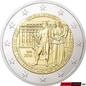Rakúsko 2 euro 2016 - Národná banka - UNC