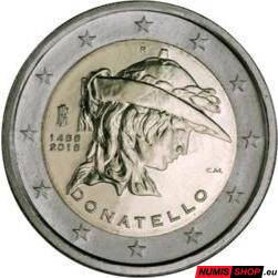 Taliansko 2 euro 2016 - Donatello - UNC