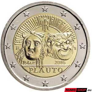 Taliansko 2 euro 2016 - Plauto - UNC