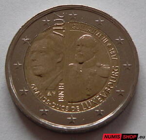 Luxembursko 2 euro 2017 - Guilaume - UNC