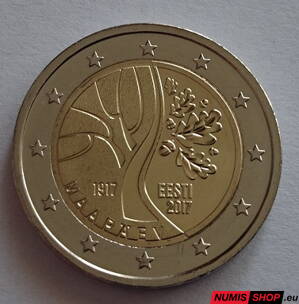 Estónsko 2 euro 2017 - Nezávislosť Estónska - UNC
