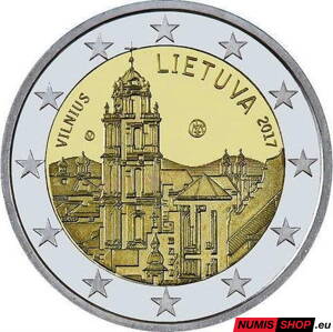 Litva 2 euro 2017 - Vilnius - UNC