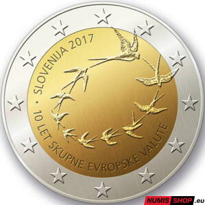 Slovinsko 2 euro 2017 - 10 rokov eura - UNC