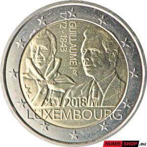 Luxembursko 2 euro 2018 - Výročie úmrtia Guillauma - UNC