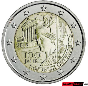 Rakúsko 2 euro 2018 - Rakúska republika - UNC 