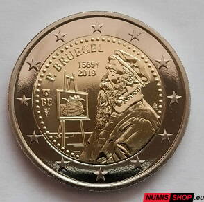 Belgicko 2 euro 2019 - Pieter Bruegel - UNC