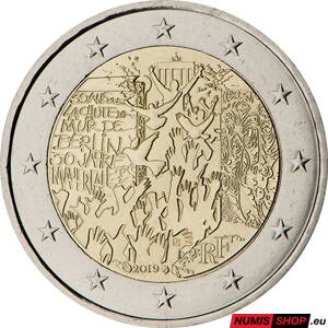 Francúzsko 2 euro 2019 - Berlínsky múr - UNC