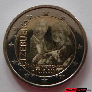 Luxembursko 2 euro 2020 - Princ Charles - hologram - UNC