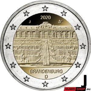Nemecko 2 euro 2020 - Brandenburg - J - UNC