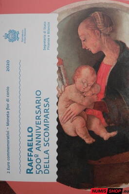 San Maríno 2 euro 2020 - Raffaello - UNC