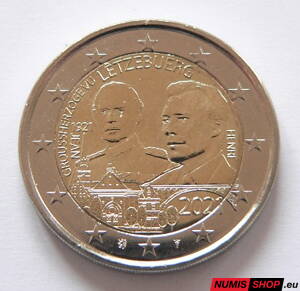 Luxembursko 2 euro 2021 - Veľkovojvoda Jean - UNC