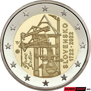 Slovensko 2 euro 2022 - Potterov stroj - UNC