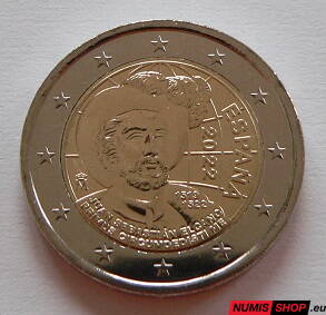Španielsko 2 euro 2022 - 500. výročie prvej plavby okolo Zeme - UNC