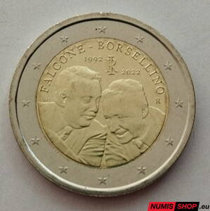 Taliansko 2 euro 2022 - Falcone - Borsellino - UNC