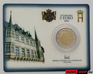 Luxembursko 2 euro 2010 - Erb veľkovojvodu Henriho - COIN CARD