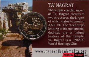 Malta 2 euro 2019 - Ta' Hagrat - COIN CARD