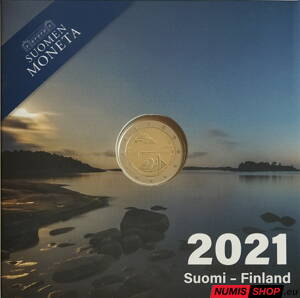Fínsko 2 euro 2021 - Aland - PROOF