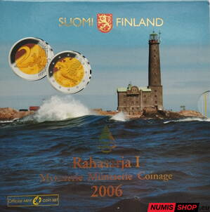 Sada Fínsko 2006 - Maják Bengtskär + pamätné 2-euro