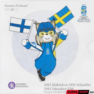 Sada Fínsko 2013 - MS v hokeji + pamätné 5-euro