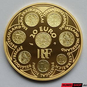Francúzsko 20 euro 2002 - Europa - Au 1/2 oz