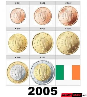 Sada Írsko 2005 - 1 cent - 2 euro - UNC 