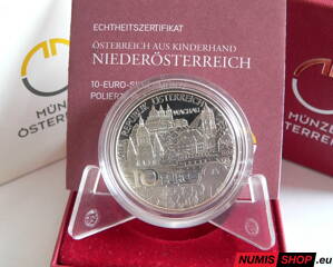 10 eur Rakúsko 2013 - Rakúsko očami detí - Dolné Rakúsko - PROOF