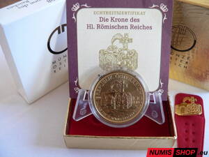 Rakúsko 100 eur 2008 - Koruny Habsburgovcov