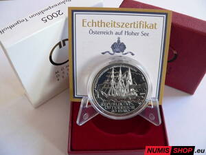 Rakúsko 20 eur 2005 - Austria at Sea 3/6 - Tegetthoff Polar Expedition - PROOF