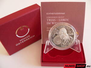 20 eur Rakúsko 2013 - Život na zemi - Trias - PROOF