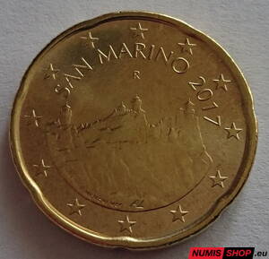 20 cent San Maríno 2017 - UNC