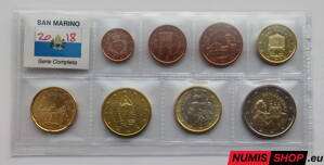 San Maríno 2018 - 1 cent až 2 euro - UNC